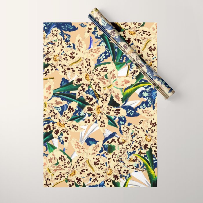 Vintage Exotic Garden Wrapping Paper Gallery Image 1