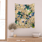Vintage Exotic Garden Wall Tapestry Gallery Image 2