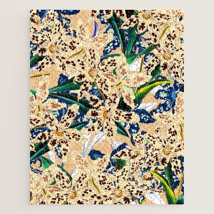 Vintage Exotic Garden Jigsaw Puzzle Gallery Image 1