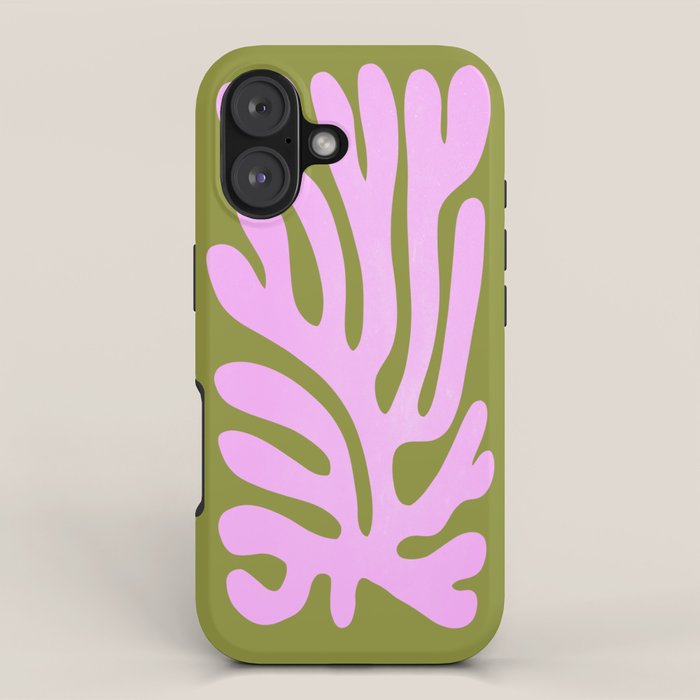 Wasabi & Lavender: Matisse Paper Cutouts 05 iPhone Case Gallery Image 1