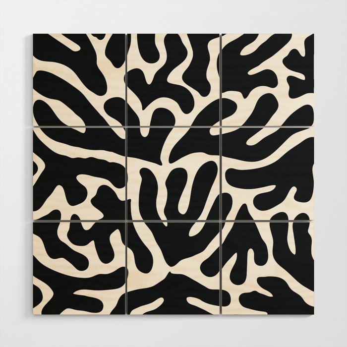 Henri Matisse Abstract Leaf Pattern Wood Wall Art Gallery Image 1