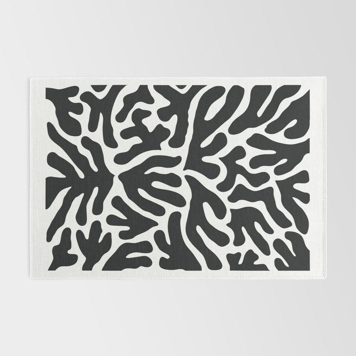 Henri Matisse Abstract Leaf Pattern Rug Gallery Image 2