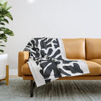 Henri Matisse Abstract Leaf Pattern Throw Blanket Gallery Image 1