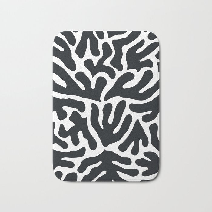 Henri Matisse Abstract Leaf Pattern Bath Mat Gallery Image 1