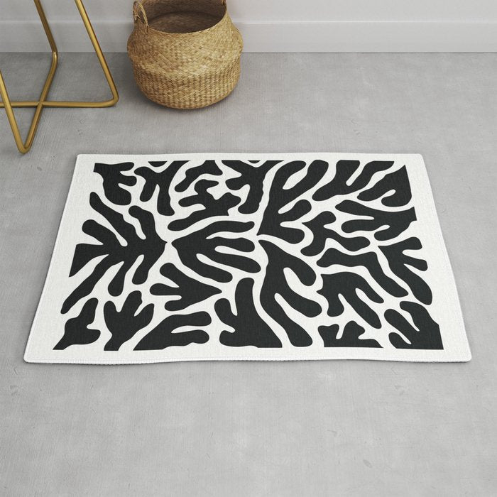 Henri Matisse Abstract Leaf Pattern Rug Gallery Image 1