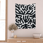 Henri Matisse Abstract Leaf Pattern Wall Tapestry Gallery Image 2