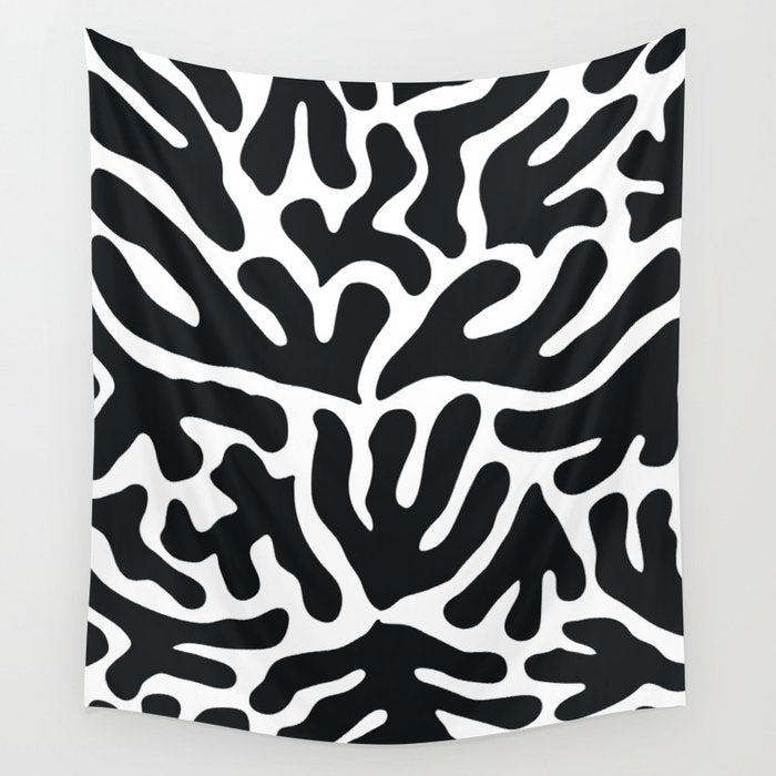Henri Matisse Abstract Leaf Pattern Wall Tapestry Gallery Image 4