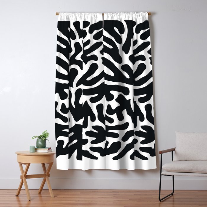 Henri Matisse Abstract Leaf Pattern Window Curtain Gallery Image 5