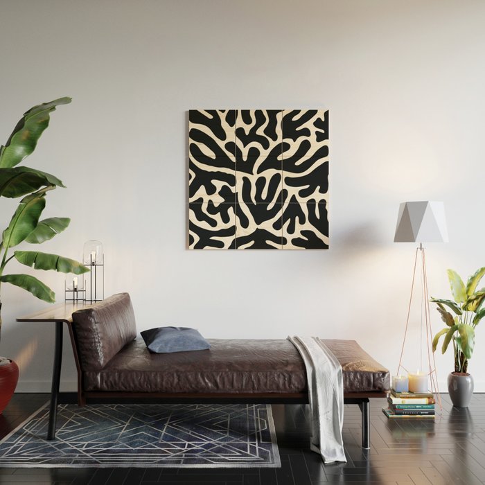 Henri Matisse Abstract Leaf Pattern Wood Wall Art Gallery Image 2