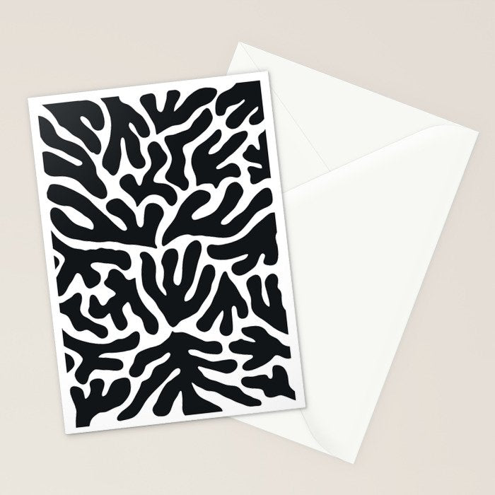Henri Matisse Abstract Leaf Pattern Stationery Card Gallery Image 2