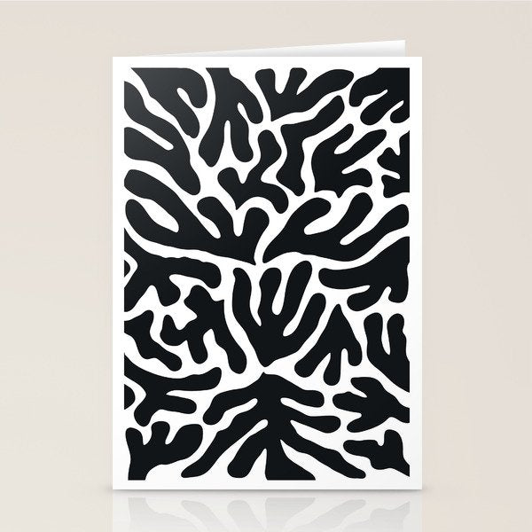 Henri Matisse Abstract Leaf Pattern Stationery Card Gallery Image 1