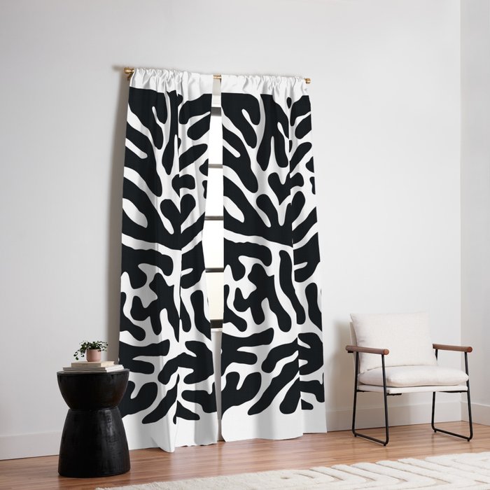 Henri Matisse Abstract Leaf Pattern Window Curtain Gallery Image 2