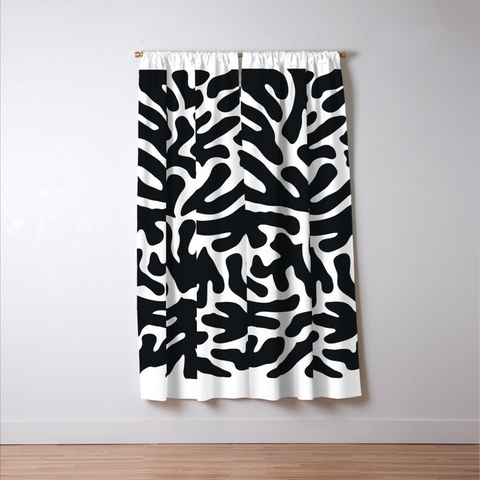 Henri Matisse Abstract Leaf Pattern Window Curtain Gallery Image 3