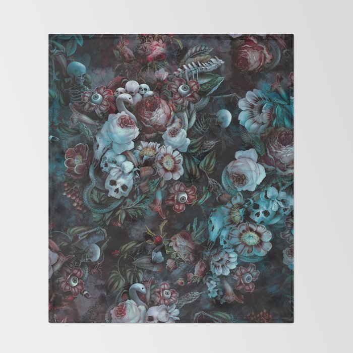 Eyes of Darkness Throw Blanket Gallery Image 2
