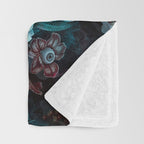 Eyes of Darkness Throw Blanket Gallery Image 3