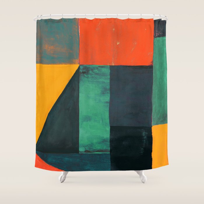 Rooms and walls Shower Curtain Gallery Image 1
