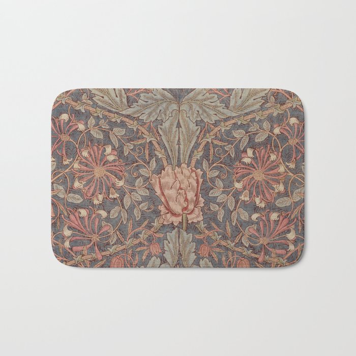 Honeysuckle (1876) by William Morris  Bath Mat