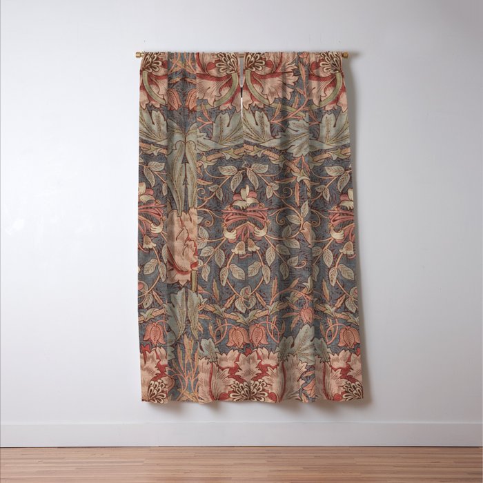 Honeysuckle (1876) by William Morris  Window Curtain Gallery Image 3