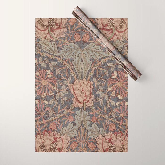 Honeysuckle (1876) by William Morris  Wrapping Paper Gallery Image 1