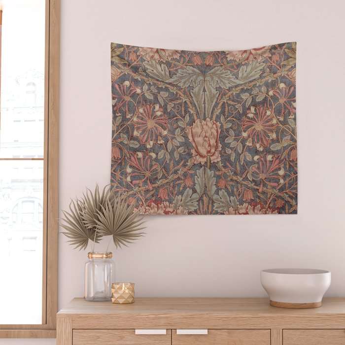 Honeysuckle (1876) by William Morris  Wall Tapestry Gallery Image 2