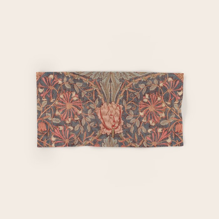 Honeysuckle (1876) by William Morris  Bath Towel Gallery Image 1