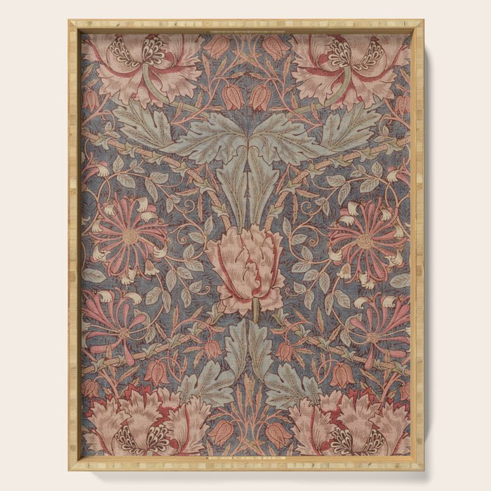 Honeysuckle (1876) by William Morris  Serving Tray Gallery Image 1