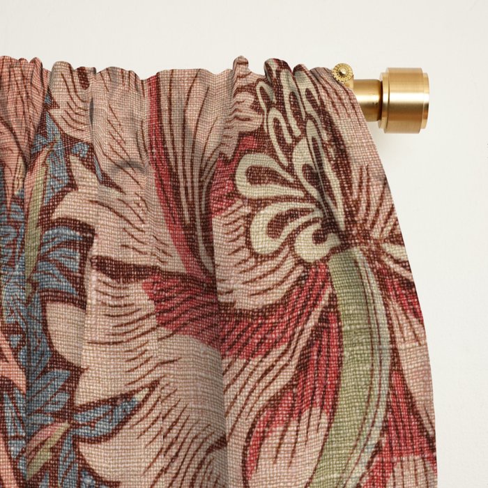 Honeysuckle (1876) by William Morris  Window Curtain Gallery Image 2