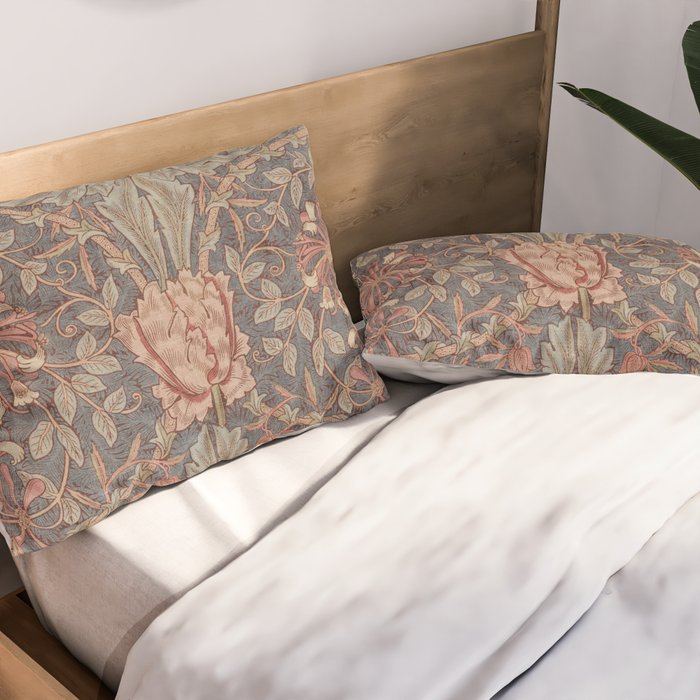 Honeysuckle (1876) by William Morris  Pillow Sham Gallery Image 2