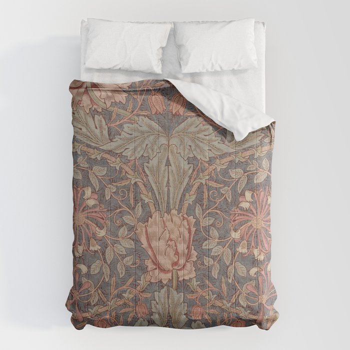 Honeysuckle (1876) by William Morris  Comforter Gallery Image 1