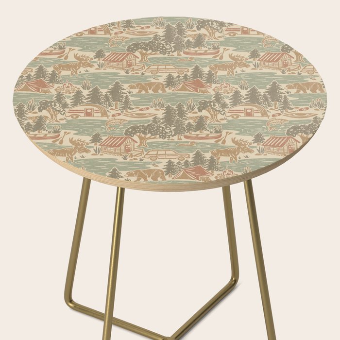 North Country Summer - soft neutrals Side Table Gallery Image 2