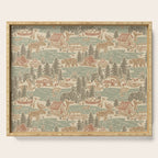 North Country Summer - soft neutrals Serving Tray Gallery Image 1