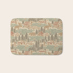 North Country Summer - soft neutrals Bath Mat Gallery Image 1