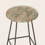 North Country Summer - soft neutrals Stool Gallery Image 2