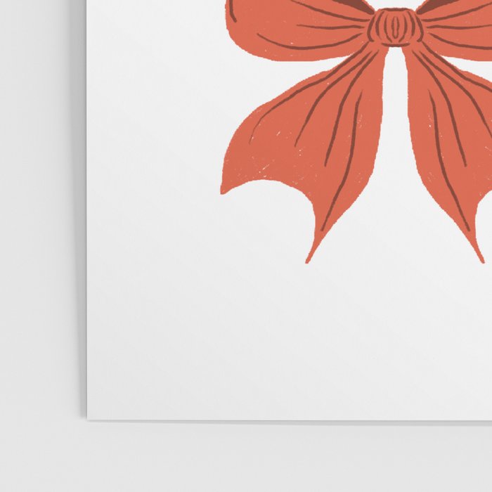 Elegant Red Bow Pattern: A Classic and Stylish Design Poster Gallery Image 3