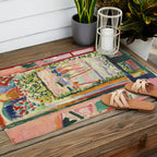 Henri Matisse's Open Window, Collioure 1905 French Riviera portrait nautical painting masterpiece Outdoor Rug Gallery Image 2