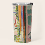 Henri Matisse's Open Window, Collioure 1905 French Riviera portrait nautical painting masterpiece Travel Mug Gallery Image 2