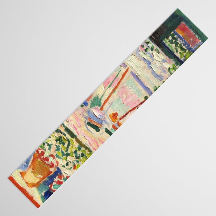Henri Matisse's Open Window, Collioure 1905 French Riviera portrait nautical painting masterpiece Table Runner Gallery Image 3