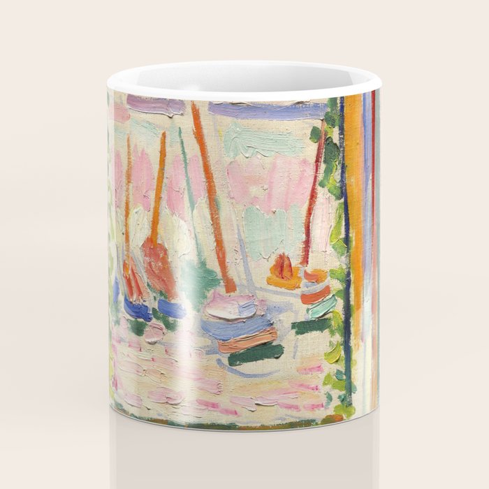 Henri Matisse's Open Window, Collioure 1905 French Riviera portrait nautical painting masterpiece Coffee Mug Gallery Image 4