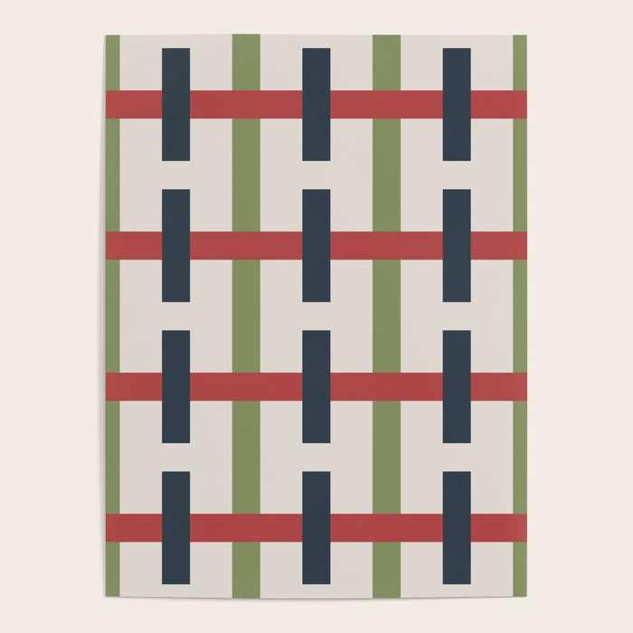 Woven Christmas Plaid 2025 Poster Gallery Image 4