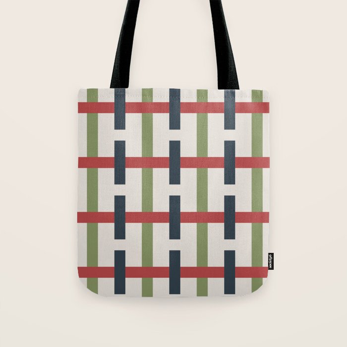 Woven Christmas Plaid 2025 Tote Bag Gallery Image 1