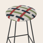 Woven Christmas Plaid 2025 Stool Gallery Image 2