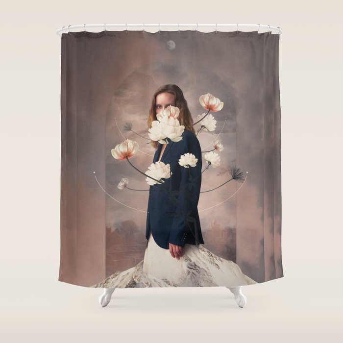 Never in the Right Place Shower Curtain Gallery Image 1