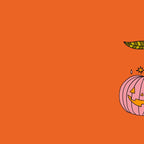Pink Pumpkin Cherries Coffee Mug Gallery Image 2