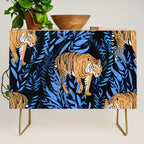 Tiger and leaf pattern Credenza Gallery Image 1