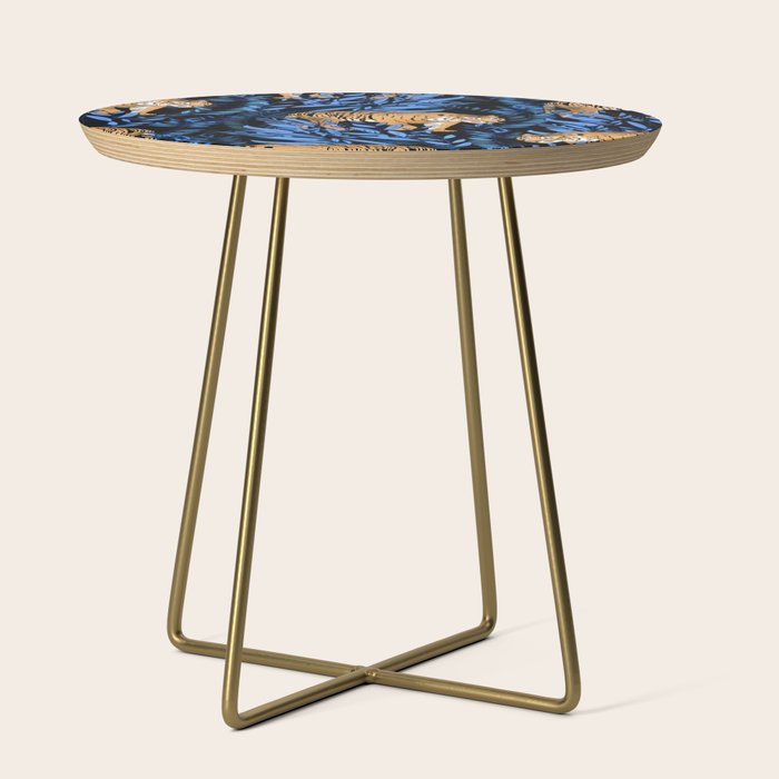 Tiger and leaf pattern Side Table Gallery Image 1