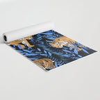 Tiger and leaf pattern Yoga Mat Gallery Image 2