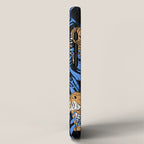 Tiger and leaf pattern iPhone Case Gallery Image 2