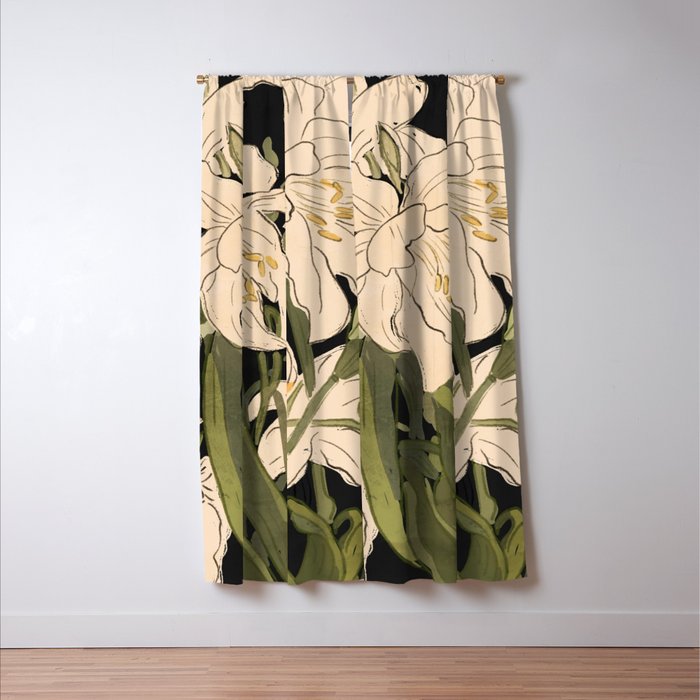 Garden flowers 2 Window Curtain Gallery Image 3