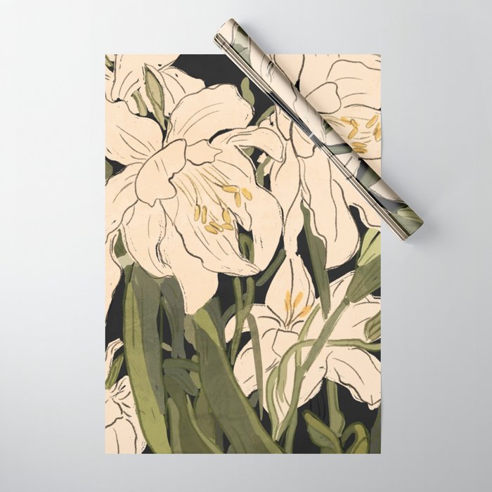 Garden flowers 2 Wrapping Paper Gallery Image 1