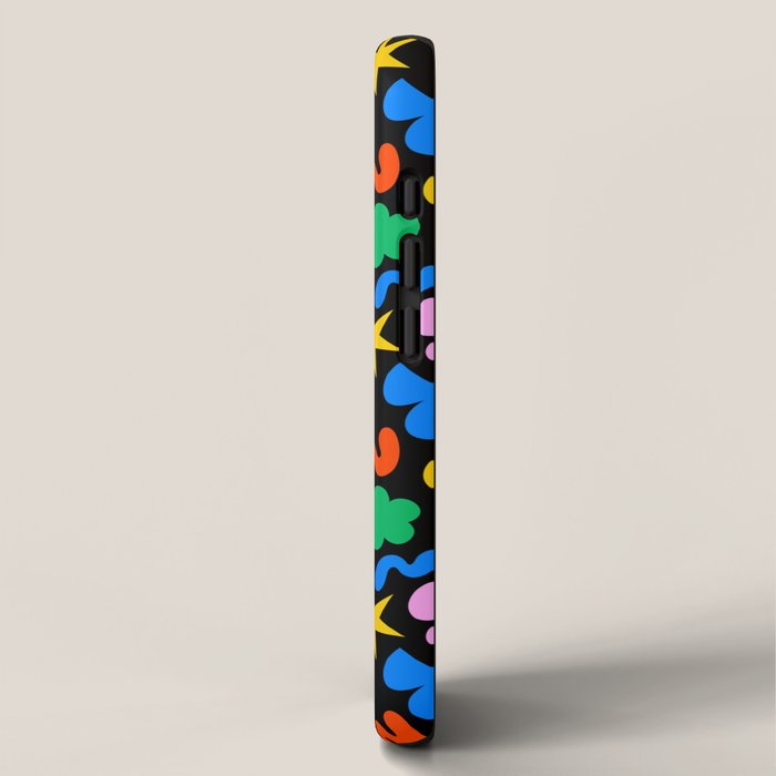 Colorful abstract organic shape art pattern iPhone Case Gallery Image 2